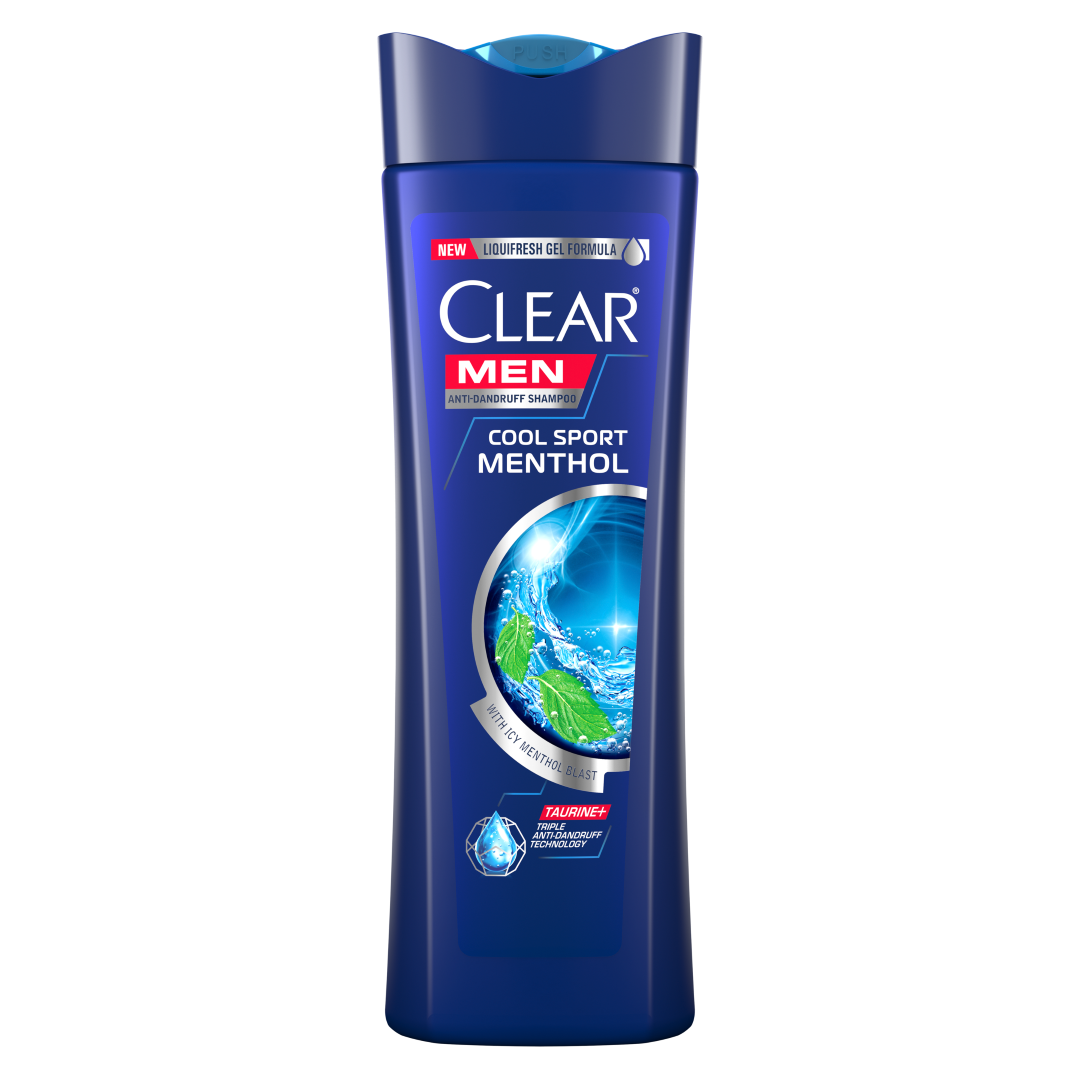 CLEAR ANTIDANRUFF SHAMP MEN COOL SPORT MENT 180ML	